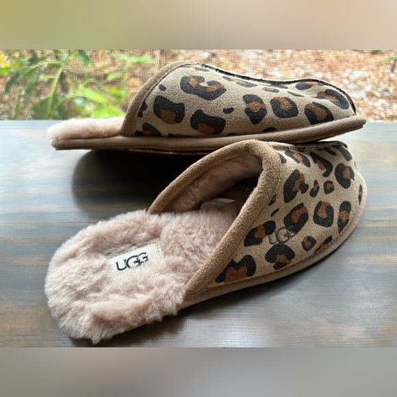 UGG Pearle Scuff slippers in Leopard print- New! 🔥 Size 9 - Picture 14 of 16
